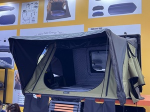 Hot Bán Sang Trọng Roof Top Lều Cho 4-5 Người Tự Động ABS Cứng Shell Phụ Lục Mái Hiên Cho <span class=keywords><strong>4X4</strong></span> Offroad Không Thấm Nước Nhôm Oxford - Product Image 6