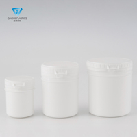 Pot en plastique rond de 2 L avec couvercle à vis, récipient de qualité alimentaire pour le stockage d'aliments et de produits chimiques, couleur et logo personnalisables