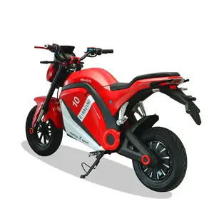 Fabriek Directe Verkoop Elektrische Motorfiets 2000W / 3000W Lithium Batterij Bereik 60-70Km Voor Volwassen