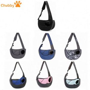 Sac de transport pour chiot 2025 S/L, sac à bandoulière pour chien de voyage en plein air, sac à main confortable en maille Oxford, pochette de transport simple - Product Image 3