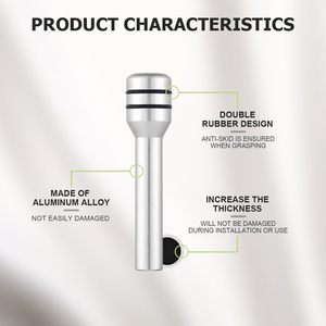 Universal Aluminum Alloy Car <strong>Door</strong> Lock Pin <strong>Knob</strong> Replacement Interior Lock Pull Pins for Auto <strong>Door</strong> Decoration Modification - Product Image 4