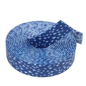 Sangle en sangle tissée enduite imperméable à motif personnalisé, à la mode, avec bandes de cristal, pour bordure de chaussures en PVC, directement de l'usine - Product Image 5