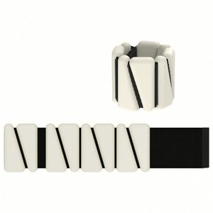 Kit de fitness, yoga et Pilates : Poids réglables en silicone pour poignets et chevilles, forme triangulaire, pour femmes - Product Image 2