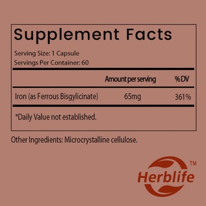 Capsules de fer à vente chaude OEM/ODM pour adultes, compléments alimentaires à base de plantes, soutien au fer, soutien énergétique - Product Image 2