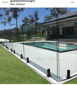 Barandilla <span class=keywords><strong>de</strong></span> Vidrio sin Marco para Escaleras y Balcones, Moderna, Resistente, para Viviendas y Villas - Product Image 3