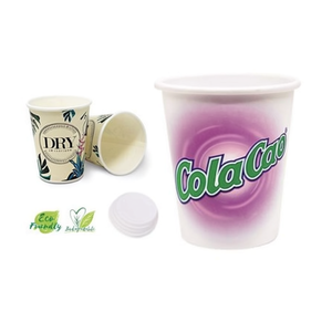 Bicchiere di Carta PLA ColaCao 12 Oz, Ecologico e Biodegradabile, Usa e Getta - Product Image 2
