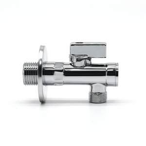 Hoge Kwaliteit Zwart Mat Messing Dubbele Uitlaat Hoek Ventiel Modern Design Muur Gemonteerd 1/2 <span class=keywords><strong>3</strong></span>/4 "Voor Badkamers - Product Image 4