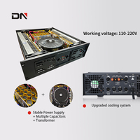 DN 2x2500W 5000W 8000W TD Amplificateur de puissance audio professionnel Amplificateur audio professionnel 10000W 2 canaux