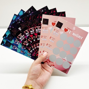 Jeu de cartes pour couples adultes à gratter pour une soirée romantique avec des positions sexuelles, des défis en couple, des défis attrayants pour les amoureux, une soirée romantique - Product Image 2
