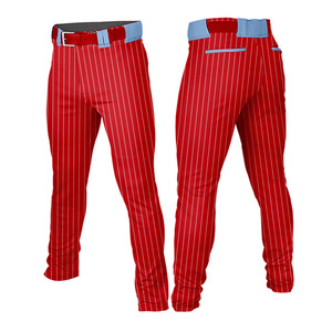 Pantalones de Béisbol a Rayas para Hombre y Jóvenes, Uniformes de Entrenamiento, Pantalones Deportivos Transpirables, Pantalones Cortos, Logotipo Personalizado, Nombre del Equipo - Product Image 3