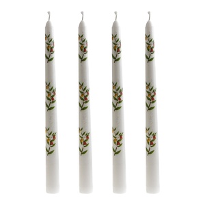 Nuovo Set di arrivo di 4 Set regalo di candele coniche alte senza fumo con motivo <span class=keywords><strong>Artdeco</strong></span> a bastoncino lungo - Product Image 3