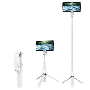 Perche à <span class=keywords><strong>selfie</strong></span> sans fil pliable 4-en-1 en alliage d'aluminium <span class=keywords><strong>L03</strong></span> avec trépied et hauteur de 1000 mm pour appareil photo numérique et téléphone portable - Product Image 6