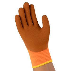 Guantes DE TRABAJO impermeables de seguridad para invierno con Forro cálido cepillado Terry térmico recubierto de látex - Product Image 2