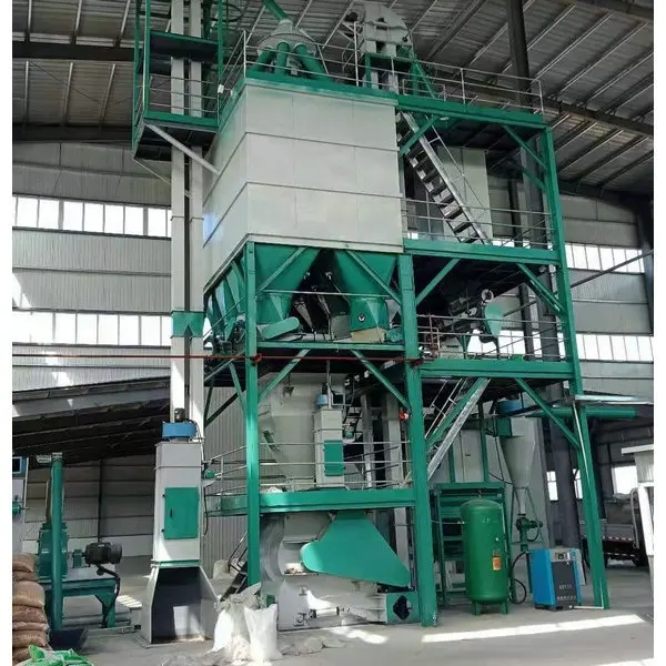 Machine de fabrication d'aliments granulés pour animaux, 2-3-5 T/H, soudeuse, Machine de traitement des aliments pour bétail et les poules
