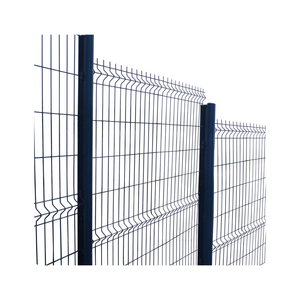 Panneaux de clôture grillagés décoratifs 3D 7016 en treillis soudé, avec poteaux carrés de 70x16 cm, pour clôture verticale à lamelles - Product Image 4