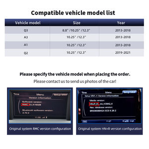 Autoradio Android 13 con Schermo da 10,25 Pollici, 8 Core, Lettore DVD, Stereo, Carplay per <span class=keywords><strong>Audi</strong></span> <span class=keywords><strong>A3</strong></span> 8P <span class=keywords><strong>8v</strong></span> 2013-2018, 4G WIFI - Product Image 2