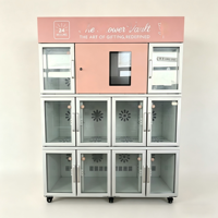 Distributeur automatique de fleurs mural personnalisé ODM avec système de paiement par écran tactile intelligent