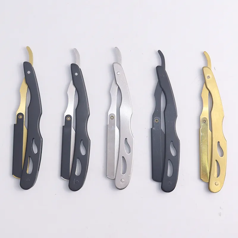 Yeni tasarım premium kalite profesyonel düz berber ıslak tıraş bıçağı/shavette tıraş bıçağı