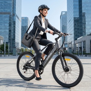 Vélo de montagne électrique fiable en stock UE 250W 26 pouces HillMiles MileTrail 1 7 vitesses Frein à disque Autonomie 120km Vélo électrique adulte - Product Image 1