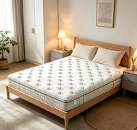 Matelas King Size en mousse à mémoire de forme, emballé sous vide, avec ressorts ensachés, type hôtel, Bonnel, Euro Top, roulé, pour lits jumeaux et queen, à ressorts.