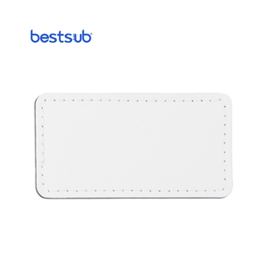 Bestsub Tùy Chỉnh Hình Chữ Nhật Màu Trắng PU Huy Hiệu Hành Lý Da Tag Bán Buôn Tùy Chỉnh Thăng Hoa Khoảng Trống Quà Tặng Mới Lạ Thương Hiệu Tốt Nhất Tên - Product Image 3