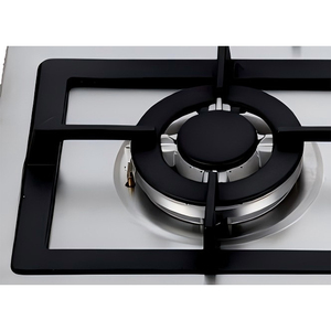 Table de cuisson à <span class=keywords><strong>gaz</strong></span> <span class=keywords><strong>encastrable</strong></span> <span class=keywords><strong>Domino</strong></span> à brûleur unique de 30 cm avec support de casserole en fonte - Product Image 2