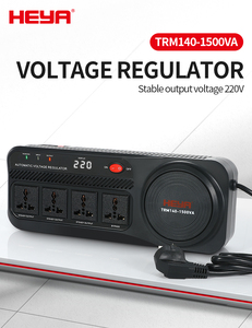 1000VA電力 220Vソケット AC自動電圧調整器 安定器 AVR 4つの出力ソケット付き - Product Image 2