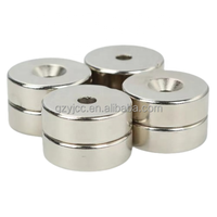Magnet Sekrup Counterbored Super Kuat untuk Penggunaan Industri, Magnet Pot, Layanan Pemotongan dan Pembengkokan, Magnet Permanen Neodymium Iron Boron