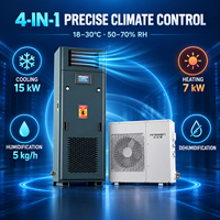 Nouvelle machine industrielle 2 en 1 de 138 L à humidité constante, humidificateur-déshumidificateur à haute efficacité réglable de 10 à 90 % HR pour atelier