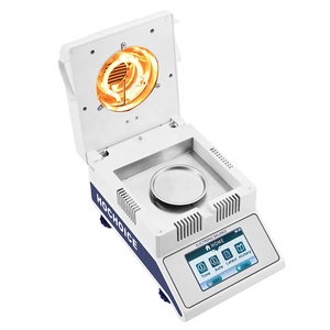 Dokunmatik ekran LCD ekran nem analiz cihazı test için Copra tahıl 220V halojen nem analiz cihazı laboratuvar için - Product Image 3