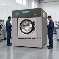 Nueva Lavadora Industrial de Acero Inoxidable de 25kg-150kg Fabricada en China para Grandes Lavanderías de Hoteles