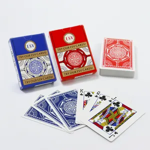 All'ingrosso ESV tedesco nero nucleo di carta del casinò carte da Poker stampa di fabbrica durevole casinò carte da gioco gioco gioco di intrattenimento per adulti