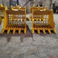 Cubo de cribado para minería de alta resistencia para la separación de mineral, material de cubierta y roca residual