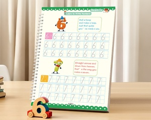 Cahier de traçage réutilisable pour enfants, cahier d'écriture avec modèles de dessin, cahier d'écriture rainuré - Product Image 5