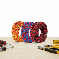 Fil électrique torsadé en cuivre souple isolé PVC RVS 300/300V pour la fabrication de fils électriques