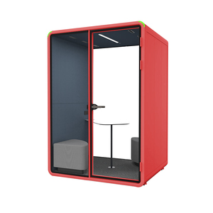 Cabine de réunion privée insonorisée pour 2 personnes, bureau de start-up, cabine acoustique mobile, cabine silencieuse - Product Image 5