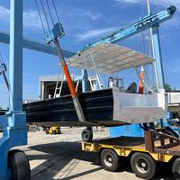 Gobygo — bateau de pêche d'atterrissage en aluminium, bateau de 11m, barge, chargement avant, cargo en vente