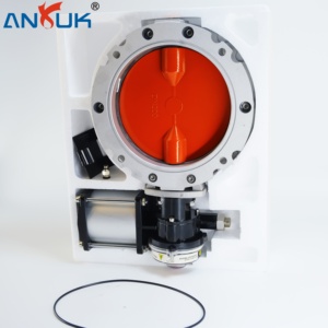 Valvola a Sfera Pneumatica per Polveri DN32 DN50 DN65 Tipo Grande Volume per Scarico Silo Miscelatore Caricamento Flusso Pneumatico - Product Image 3