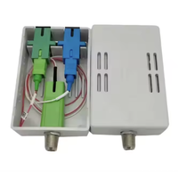 Receptor Óptico WDM Pasivo OEM 1310/1550nm Mini FTTH CATV con 1 Puerto RF para Red de Televisión por Cable