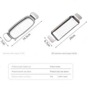Stainless Steel Cheese Slicer Butter Cutter Household Kitchen Baking <b>Tools</b> <b>for</b> Foie Gras Cut <b>Boxed</b> Knife Shaped Cheese Knives - Product Image 2