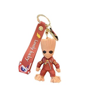 <span class=keywords><strong>Porte</strong></span>-<span class=keywords><strong>clés</strong></span> créatif de dessin animé <span class=keywords><strong>Groot</strong></span> l'arbre-garçon, pendentif pour sac à dos et voiture, pour hommes et femmes - Product Image 5