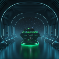 Console de jeu VR JiaYi JY-UFO06S pour 5 personnes, chaise en acier 9D à 360 degrés, simulateur de film VR pour la maison et les centres commerciaux