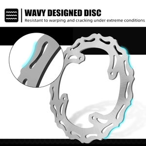 NICECNC จานเบรกหลังขนาด 240 มม. สำหรับ Honda CRF450R ปี 2002-2018 2019 2020 CR250 CR125 ปี 2002-2007 CRF250R ปี 2004-2020 - Product Image 2