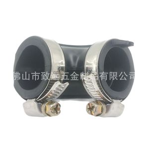 Tuyau coudé pour lave-vaisselle Wd24x33918 avec colliers de serrage 2,1 po x 1,26 po x 0,99 po, raccord de drainage en caoutchouc pour pièces de machine à laver - Product Image 2