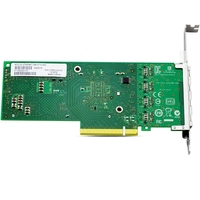 Tarjeta de Red Gigabit de 10G y 4 Puertos, Adaptador WiFi Alpha con Interfaz PCI Express, Intel X710-DA4 para Servidor de PC