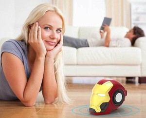 Altavoz Inalámbrico Bluetooth Iron Man, Subwoofer Estéreo Inalámbrico Bluetooth, Radio FM, Diseño Clásico con Ranura para Tarjeta, Portátil y Elegante - Product Image 4