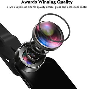 Best Seller 10 in 1 Wide Angle Fisheye Filters Selfie External Mobile <b>Camera</b> Lens for iphone <b>Camera</b> Lens - Product Image 2