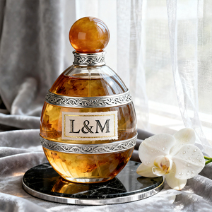 L & M bán buôn chai nước hoa thủy tinh thiết kế mới 50ml chai nước hoa 100ml Thiết kế chai nước hoa độc đáo - Product Image 3