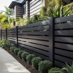 Sıcak satış bahçe dekoratif çit alüminyum yüksek kaliteli bahçe çit alüminyum çit kapısı ile - Product Image 2