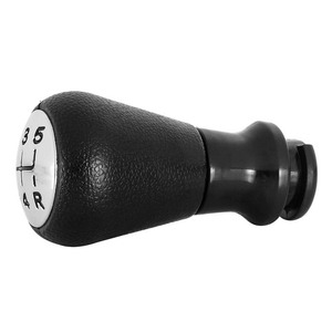 Pommeau de levier de vitesse en cuir pour voiture Peugeot, 5 vitesses, conception ergonomique pour les modèles 206 207 307 - Product Image 4